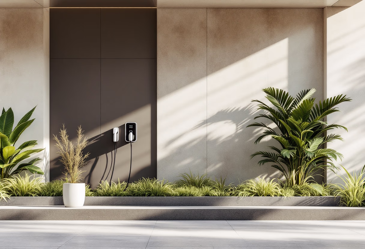 image of electric vehicle charging stations